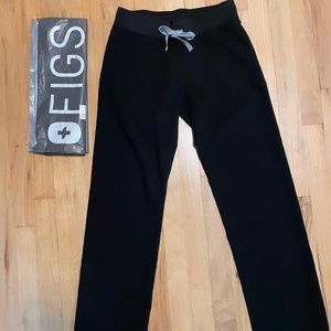 Livingston Basic Scrub Pants Figs XXS Black